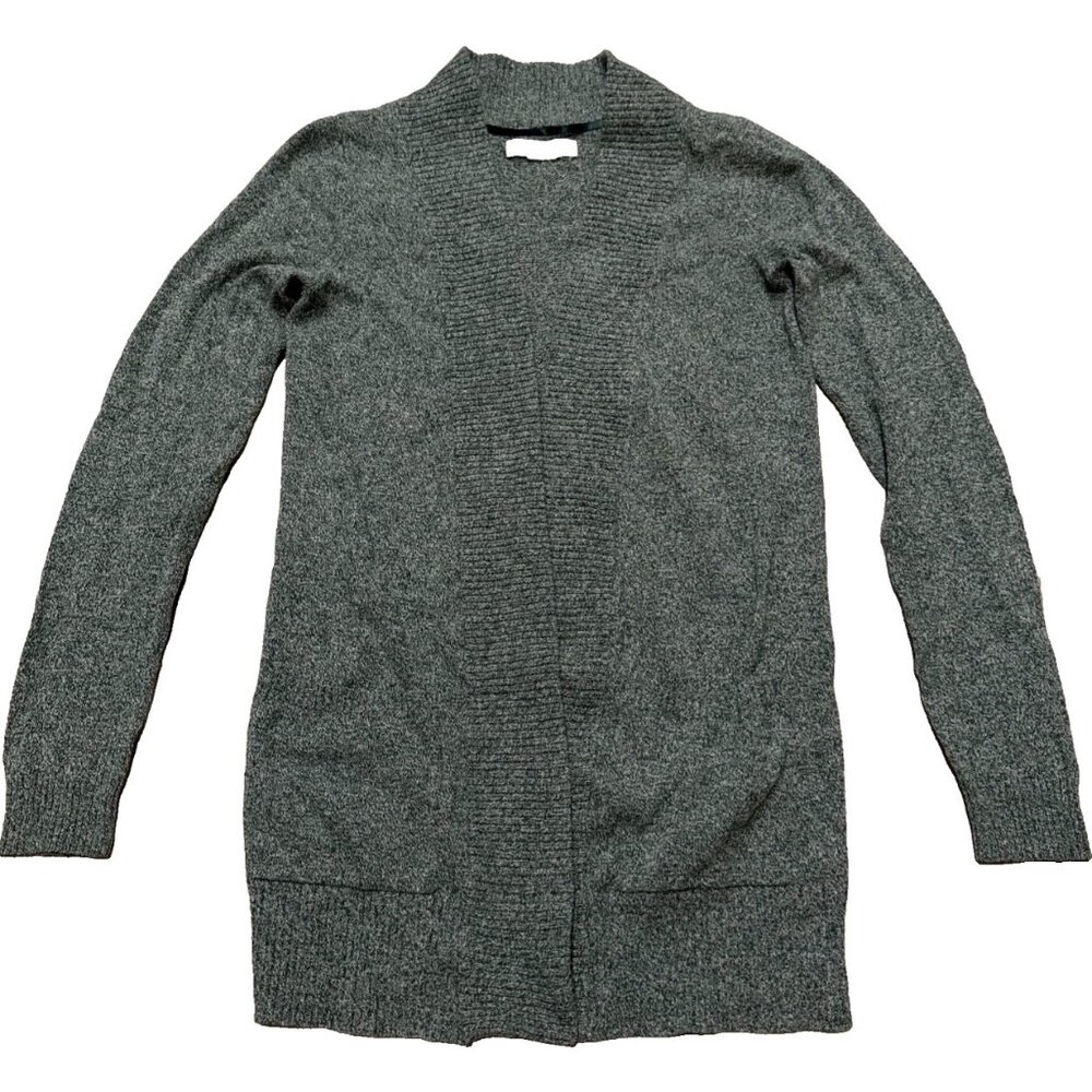 Anthro Staring At Stars Medium Green Open Front Cardigan